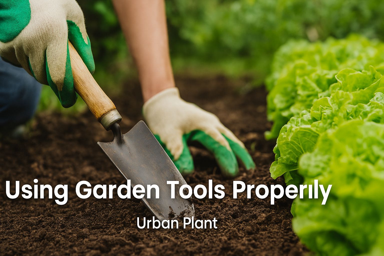 Using Garden Tools Properly — Urban Plant Tool Usage Guide.